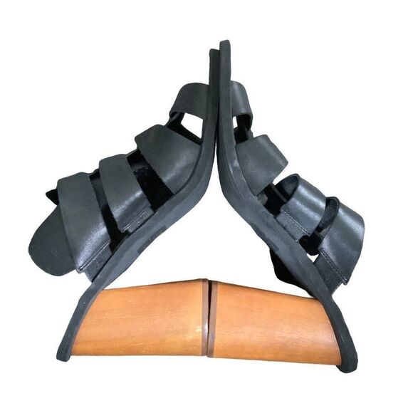 Nordstrom TREASURE & BOND Aleeya Block Heeled Slide Sandals 11 Leather Mules - Picture 5 of 9